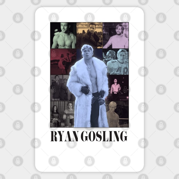 Ryan Gosling Eras Sticker by Royale Art